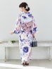 画像8: 【Riuコラボ】【予約/5月中旬発送予定】ブルーアイボリーピオニー浴衣 OBI-siwa-200-kj-11-Rose / HIMO-906-yn-PEARL / HEKO-800-sb-5-WH / YA-1001-kj-BL  / YA-1023-wk-P / GETA-01-kj-3-IV [YMT]