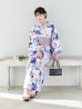 画像9: 【Riuコラボ】【予約/5月中旬発送予定】ブルーアイボリーピオニー浴衣 OBI-siwa-200-kj-11-Rose / HIMO-906-yn-PEARL / HEKO-800-sb-5-WH / YA-1001-kj-BL  / YA-1023-wk-P / GETA-01-kj-3-IV [YMT]