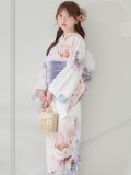 送料無料！彩華グラデーション牡丹浴衣【浴衣３点セット 浴衣/帯/下駄】[OF04]【予約 / 4月上旬発送予定】