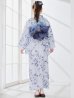 画像22: 【予約 / 5月中旬発送予定】ワンピース水彩椿柄浴衣 OBI-g-500-kj-9-NV / HIMO-900-yn-2-DusBL / HEKO-800-sb-8-DusBL / YA-73-kn-GY / GETA-01-kj-2-BL/ [y/OF01]