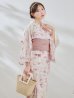 画像11: 【予約 / 5月中旬発送予定】ワンピースピンクフラワー浴衣 OBI-siwa-200-kj-8-P / HIMO-900-yn-8-P / HEKO-800-sb-5-W / YA-1079-kj-7-W / GETA-01-kj-7-P/ [y/OF01]