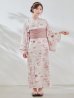 画像4: 【予約 / 5月中旬発送予定】ワンピースピンクフラワー浴衣 OBI-siwa-200-kj-8-P / HIMO-900-yn-8-P / HEKO-800-sb-5-W / YA-1079-kj-7-W / GETA-01-kj-7-P/ [y/OF01]