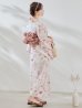 画像7: 【予約 / 5月中旬発送予定】ワンピースピンクフラワー浴衣 OBI-siwa-200-kj-8-P / HIMO-900-yn-8-P / HEKO-800-sb-5-W / YA-1079-kj-7-W / GETA-01-kj-7-P/ [y/OF01]