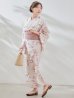 画像9: 【予約 / 5月中旬発送予定】ワンピースピンクフラワー浴衣 OBI-siwa-200-kj-8-P / HIMO-900-yn-8-P / HEKO-800-sb-5-W / YA-1079-kj-7-W / GETA-01-kj-7-P/ [y/OF01]