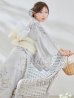 画像15: 【予約 / 7月上旬発送予定】セパレートブルーローズ浴衣 OBI-siwa-200-kj-13-OW / HIMO-903-kj-W / HEKO-800-sb-5-W / YA-953-kn-BL / GETA-01-kj-2-BL / [y/OF01]