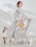 画像2: 【予約 / 7月上旬発送予定】セパレートブルーローズ浴衣 OBI-siwa-200-kj-13-OW / HIMO-903-kj-W / HEKO-800-sb-5-W / YA-953-kn-BL / GETA-01-kj-2-BL / [y/OF01] (2)