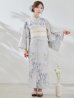 画像4: 【予約 / 7月上旬発送予定】セパレートブルーローズ浴衣 OBI-siwa-200-kj-13-OW / HIMO-903-kj-W / HEKO-800-sb-5-W / YA-953-kn-BL / GETA-01-kj-2-BL / [y/OF01]
