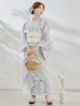 画像7: 【予約 / 7月上旬発送予定】セパレートブルーローズ浴衣 OBI-siwa-200-kj-13-OW / HIMO-903-kj-W / HEKO-800-sb-5-W / YA-953-kn-BL / GETA-01-kj-2-BL / [y/OF01]
