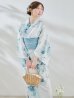 画像11: 【予約 / 7月上旬発送予定】セパレート水彩フラワー浴衣 OBI-siwa-204-wk-2-LBL / HIMO-900-yn-5-IV / HEKO-800-sb-5-W / YA-1023-wk-BL / GETA-01-kj-3-IV/ [yo/OF01]