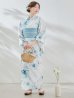 画像6: 【予約 / 7月上旬発送予定】セパレート水彩フラワー浴衣 OBI-siwa-204-wk-2-LBL / HIMO-900-yn-5-IV / HEKO-800-sb-5-W / YA-1023-wk-BL / GETA-01-kj-3-IV/ [yo/OF01]