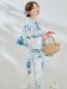 画像8: 【予約 / 7月上旬発送予定】セパレート水彩フラワー浴衣 OBI-siwa-204-wk-2-LBL / HIMO-900-yn-5-IV / HEKO-800-sb-5-W / YA-1023-wk-BL / GETA-01-kj-3-IV/ [yo/OF01]