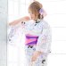 画像3: 【浴衣SALE】【浴衣】白地x桜の花模様浴衣セット（Yheko-WH/Yhimo205 /19obi-4/CG-17-P）[OF01]