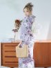 画像10: 【即日発送】大胆に咲き誇る紫×白牡丹浴衣 siwa-k29kj / Yhimo-GYxGY / Yheko-WH / YC-A90-4wk-MauvePL / YG01Pkj / [OF01]