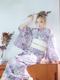 【即日発送】大胆に咲き誇る紫×白牡丹浴衣 OBI-siwa-200-kj-13-OW / HIMO-900-yn-4-GYxGY / HEKO-800-sb-5-W / YA-1029-wk-MVPL / GETA-01-kj-7-P [YMT]