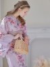 画像16: 【浴衣セール！】【即日発送】ピンクストライプ地x紫陽花浴衣  【浴衣３点セット 浴衣/帯/下駄】OBI-siwa-202-ok-1-BE / HIMO-900-yn-7-MOC / YA-1079-kj-4-W / HEKO-800-sb-3-BR / GETA-02-ok-5-P [YMT]