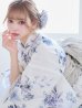 画像16: 【即日発送！】可憐なニュアンスパープル鈴蘭浴衣  【浴衣３点セット 浴衣/帯/下駄】OBI-siwa-202-ok-3-GY / HIMO-900-yn-4-GYxGY / YA-953-kn-BL / HEKO-800-sb-5-W / GETA-02-ok-2-IV[YMT]
