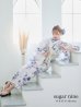 画像2: 【即日発送！】可憐なニュアンスパープル鈴蘭浴衣  【浴衣３点セット 浴衣/帯/下駄】OBI-siwa-202-ok-3-GY / HIMO-900-yn-4-GYxGY / YA-953-kn-BL / HEKO-800-sb-5-W / GETA-02-ok-2-IV[YMT] (2)