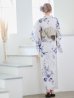 画像8: 【即日発送！】可憐なニュアンスパープル鈴蘭浴衣  【浴衣３点セット 浴衣/帯/下駄】OBI-siwa-202-ok-3-GY / HIMO-900-yn-4-GYxGY / YA-953-kn-BL / HEKO-800-sb-5-W / GETA-02-ok-2-IV[YMT]