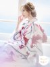 画像2: 白地×流線金魚浴衣 OBI-siwa-202-ok-10-R / HIMO-900-yn-1-B / YA-1081-kj-BR / HEKO-800-sb-5-W / GETA-02-ok-7-R[YMT] (2)