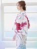 画像8: 白地×流線金魚浴衣 OBI-siwa-202-ok-10-R / HIMO-900-yn-1-B / YA-1081-kj-BR / HEKO-800-sb-5-W / GETA-02-ok-7-R[YMT]