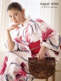即日発送! 白地×流線金魚浴衣 OBI-siwa-202-ok-10-R / HIMO-900-yn-1-B / YA-1081-kj-P / HEKO-800-sb-5-W / GETA-02-ok-7-R[YMT]