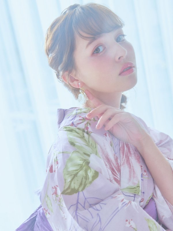 画像5: 【即日発送】ニュアンス朝顔ピンク浴衣  【浴衣３点セット 浴衣/帯/下駄】[YMT]