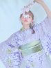 画像13: 【即日発送】くすみパープル藤の花浴衣  【浴衣３点セット 浴衣/帯/下駄】OBI-g-500-kj-6-GR / HIMO-900-yn-5-IV / HEKO-800-sb-5-W / YA-1029-wk-MVPL / GETA-01-kj-7-P[YMT]
