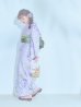 画像3: 【即日発送】くすみパープル藤の花浴衣  【浴衣３点セット 浴衣/帯/下駄】OBI-g-500-kj-6-GR / HIMO-900-yn-5-IV / HEKO-800-sb-5-W / YA-1029-wk-MVPL / GETA-01-kj-7-P[YMT]