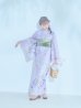 画像6: 【即日発送】くすみパープル藤の花浴衣  【浴衣３点セット 浴衣/帯/下駄】OBI-g-500-kj-6-GR / HIMO-900-yn-5-IV / HEKO-800-sb-5-W / YA-1029-wk-MVPL / GETA-01-kj-7-P[YMT]