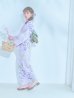 画像9: 【即日発送】くすみパープル藤の花浴衣  【浴衣３点セット 浴衣/帯/下駄】OBI-g-500-kj-6-GR / HIMO-900-yn-5-IV / HEKO-800-sb-5-W / YA-1029-wk-MVPL / GETA-01-kj-7-P[YMT]