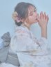 画像13: 【即日発送】ホワイトベージュ紫陽花浴衣 OBI-siwa-202-ok-8-GY / HIMO-900-yn-5-IV / HEKO-800-sb-5-W / YA-1024-wk-BE / GETA-02-ok-2-IV[YMT]