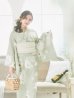 画像17: 【即日発送】くすみグリーン×ホワイトフラワー浴衣 OBI-siwa-202-ok-5-IV  / HIMO-900-yn-5-IV / HEKO-800-sb-5-W / YA-81-kn-W / YA-68-kn-YEBE / GETA-02-ok-2-IV/ [YMT]