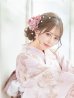 画像15: 【即日発送】ピンクベージュ×ホワイトローズ浴衣  【浴衣３点セット 浴衣/帯/下駄】siwa-36ok / HIMO-903-kj-W02 / HEKO-800-sb-5-W / YA-74-kn-P / YA-001-am-W / GETA-02-ok-5-P / [YMT]