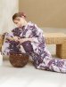 画像8: 白地×ピンクの蓮の花浴衣  【浴衣３点セット 浴衣/帯/下駄】OBI-siwa-201-wk-1-LV / HIMO-902-kj-5-RosePK / HEKO-800-sb-5-W / YA-1027-wk-PL / GETA-02-ok-8-RoseP[YMT]