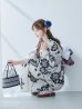 画像11: 古典ロマン牡丹浴衣  【浴衣３点セット 浴衣/帯/下駄】OBI-siwa-201-wk-1-LV / HIMO-900-yn-5-IV / HEKO-800-sb-5-W / YA-948-kj-NV / GETA-01-kj-2-BL[YMT]