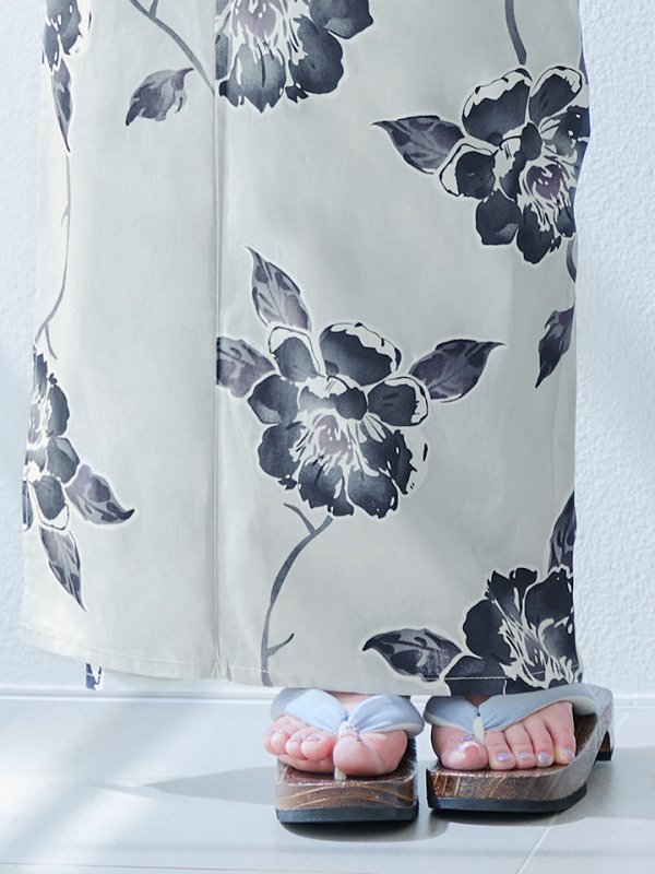 画像15: 【即日発送】古典ロマン牡丹浴衣  【浴衣３点セット 浴衣/帯/下駄】[YMT]