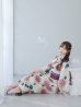画像10: 【即日発送】はいからピンクの紫陽花浴衣  【浴衣３点セット 浴衣/帯/下駄】OBI-siwa-201-wk-4-PL / HIMO-900-yn-8-P / HEKO-800-sb-5-W / YA-954-kj-P / YA-1017-am-W / GETA-01-kj-7-P [YMT]