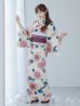 画像11: 【即日発送】はいからピンクの紫陽花浴衣  【浴衣３点セット 浴衣/帯/下駄】OBI-siwa-201-wk-4-PL / HIMO-900-yn-8-P / HEKO-800-sb-5-W / YA-954-kj-P / YA-1017-am-W / GETA-01-kj-7-P [YMT]