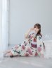 画像9: 【即日発送】はいからピンクの紫陽花浴衣  【浴衣３点セット 浴衣/帯/下駄】OBI-siwa-201-wk-4-PL / HIMO-900-yn-8-P / HEKO-800-sb-5-W / YA-954-kj-P / YA-1017-am-W / GETA-01-kj-7-P [YMT]