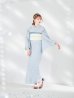 画像7: 【予約 / 5月中旬発送予定】アーガイルビジュー浴衣 OBI-siwa-204-wk-12-OW / HIMO-906-yn-PEARL / HEKO-800-sb-8-DusBL / YA-1079-kj-7-W / GETA-01-kj-3-IV/ [yo/YMT]