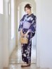 画像6: 【即日発送】クラシカルフラワーブーケ浴衣  【浴衣３点セット 浴衣/帯/下駄】[OF04] (6)