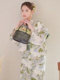 ウォームミント浴衣 OBI-g-500-kj-6-GR / HIMO-900-yn-5-IV / HEKO-800-sb-5-W / YA-1066-kj-IV / YA-1011-kj-GR / GETA-01-kj-3-IV / [YMT]