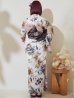 画像16: 陽彩向日葵の水彩浴衣  【浴衣３点セット 浴衣/帯/下駄】OBI-g-500-kj-12-MOC / HIMO-900-yn-7-MOC / HEKO-800-sb-11-MOC / YA-74-kn-MVPL / GETA-02-ok-4-MOC/ [YMT]
