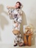 画像8: 陽彩向日葵の水彩浴衣  【浴衣３点セット 浴衣/帯/下駄】OBI-g-500-kj-12-MOC / HIMO-900-yn-7-MOC / HEKO-800-sb-11-MOC / YA-74-kn-MVPL / GETA-02-ok-4-MOC/ [YMT]
