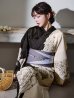 画像5: 【Riuコラボ】【予約 / 6月下旬発送予定】ツートンカラーローズ浴衣 OBI-hira-100-ok-5-GYxSV / HIMO-900-yn-4-GYxGY / YA-951-kn-W / YA-1011-kj-BR  / GETA-01-kj-3-IV [y/YMT]