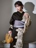 画像7: 【Riuコラボ】【予約 / 6月下旬発送予定】ツートンカラーローズ浴衣 OBI-hira-100-ok-5-GYxSV / HIMO-900-yn-4-GYxGY / YA-951-kn-W / YA-1011-kj-BR  / GETA-01-kj-3-IV [y/YMT]