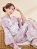 画像7: 【即日発送】【浴衣】 大人スウィート/ピンク地フラワー浴衣 【浴衣３点セット 浴衣/帯/下駄】 OBI-siwa-200-kj-13-OW / HIMO-903-kj-W / YA-1079-kj-6-W / HEKO-800-sb-5-W / GETA-02-ok-5-P  [YMT]