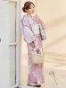 画像12: 【即日発送】【浴衣】 大人スウィート/ピンク地フラワー浴衣 【浴衣３点セット 浴衣/帯/下駄】 OBI-siwa-200-kj-13-OW / HIMO-903-kj-W / YA-1079-kj-6-W / HEKO-800-sb-5-W / GETA-02-ok-5-P  [YMT]
