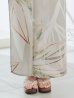 画像16: ヘルシーリーフ柄ベージュ浴衣  【浴衣３点セット 浴衣/帯/下駄】OBI-hira-100-ok-2-BRxBE / HIMO-900-yn-7-MOC / HEKO-800-sb-3-BR / YA-1081-kj-BR / YA-1081-kj-P / GETA-01-kj-5-MOC[YMT]