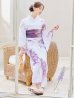 画像13: 【即日発送】アンティークパープルローズ浴衣【浴衣３点セット 浴衣/帯/下駄】OBI-g-500-kj-3-PL / HIMO-902-kj-5-RosePK / HEKO-800-sb-5-WH / YA-73-kn-MVPL / YA-1081-kj-IV / GETA-01-kj-3-IV / [YMT]